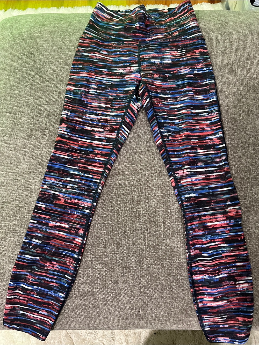 Multicolor Lululemon Striped Women’s Active Jeans Leggings